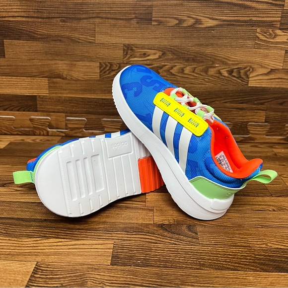 Adidas Racer TR21 Donald Duck Toddler Blue Sneakers #644 - Picture 4 of 7